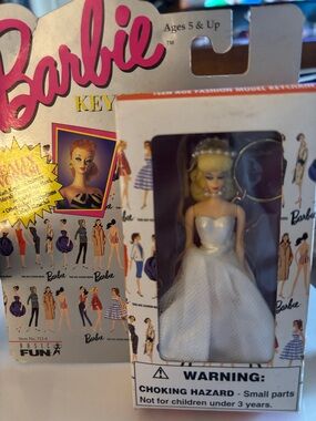 Vintage Barbie Keychain—Wedding Day